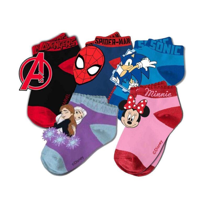 <strong>Calzini Mini 2 Paia</strong> Vari personaggi